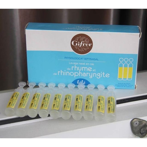 Nước muối kháng viêm Gefrer Pháp tép vàng