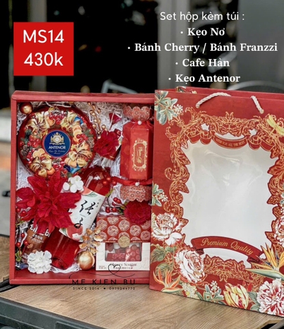 Set Quà Tết Hộp + Túi MS14