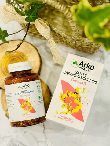 Viên uống dầu cá Omega 3 Arkopharma 180 viên