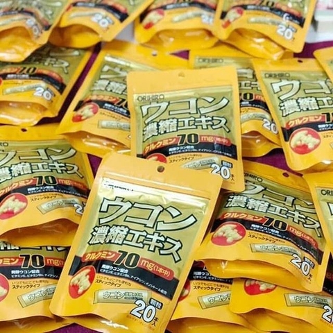 Bột Nghệ Giải Rượu Orihiro 20 Gói Của Nhật Bản