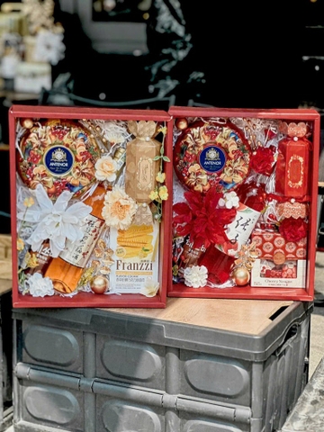 Set Quà Tết Hộp + Túi MS14