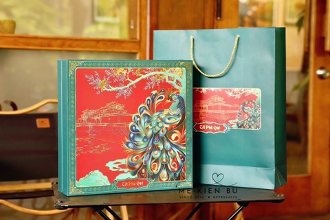 Set Quà Tết Hộp + Túi MS06 XANH LÁ