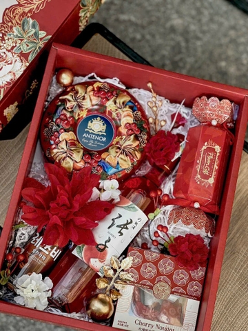 Set Quà Tết Hộp + Túi MS14