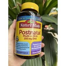 Vitamin Dành Cho Phụ Nữ Cho Con Bú Postnatal Multi + DHA 60 viên