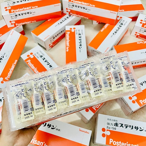 Kem Bôi Trĩ Posterisan Forte Nhật Bản 10 Vỉ x 5 Tuýp × 2 g