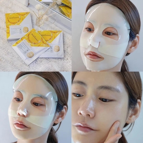 Mặt Nạ Thạch Vàng Chống Lão Hóa MediAnswer Vita Collagen Mask 35g (Vàng) -hộp 5 miếng