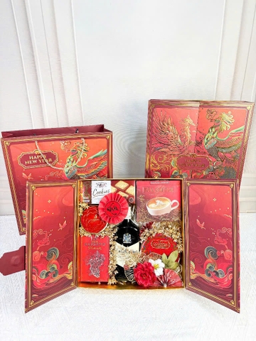 Set Quà Tết Hộp Nam Châm Đỏ MS117