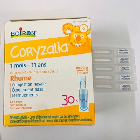 Muối Uống Boiron Coryzalia Vi Lượng Đồng Căn Cho Bé Từ 1 Tháng - 11 Tuổi