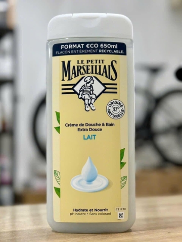 Sữa Tắm Le Petit Marseillais Lait - vanille 250ml