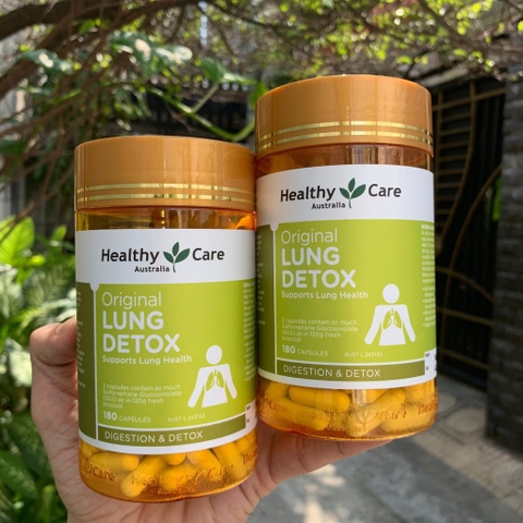 Thực Phẩm Chức Năng Viên Uống Giải Độc Phổi Healthy Care Original Lung Detox Úc
