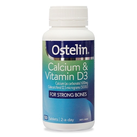 Canxi Ostelin Calcium & Vitamin D3 - 130 viên