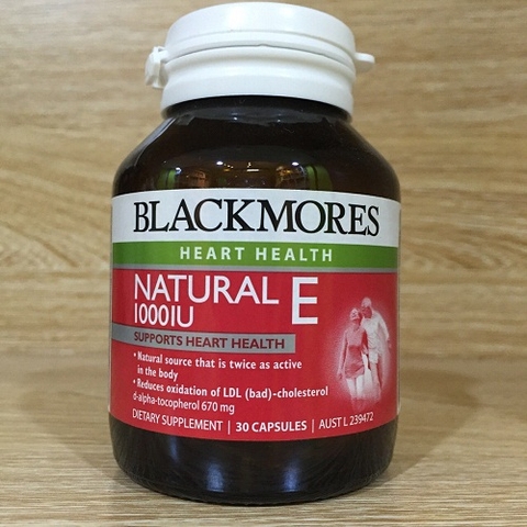 Vitamin Blackmores Natural E 1000IU