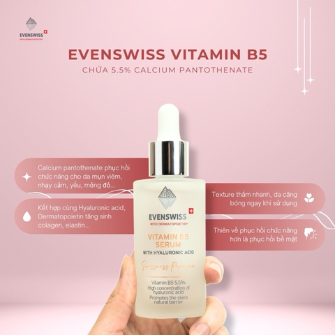 Huyết Tương Phục Hồi Da Evenswiss Regenerating Plasma Serum 50ml