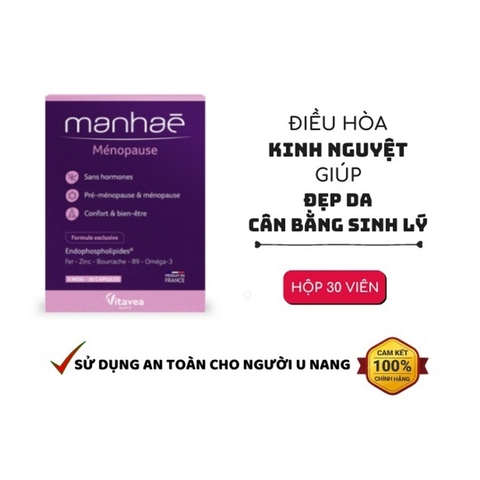 Viên uống nội tiết Manhae -tiền mãn kinh - Pháp