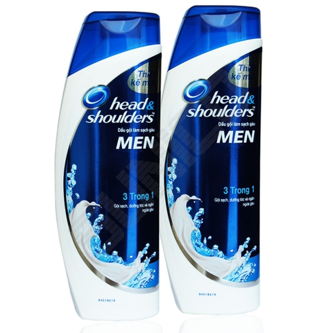 Shampoo H&S For Men 3 In 1 350Ml