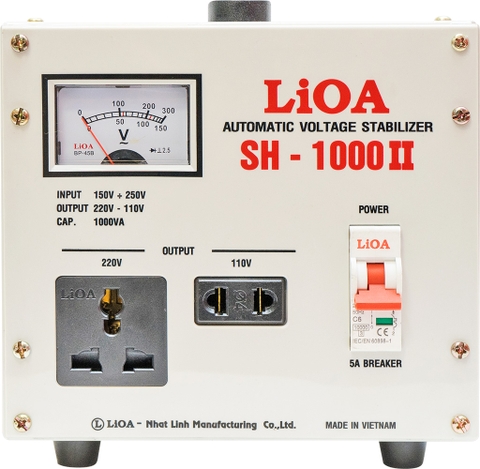 Ổn áp lioa SH - 1000II