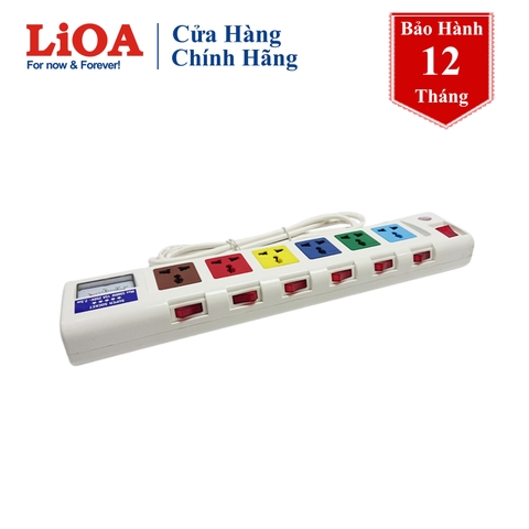 Ổ cắm kéo dài công suất lớn 6 ổ