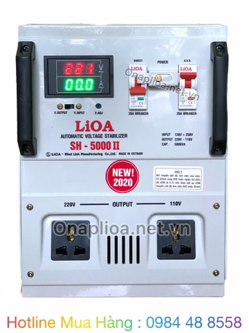 Ổn áp lioa 5kva dải 150v