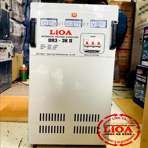 ỔN ÁP LIOA 3KVA 3 PHA 160V ~ 430V