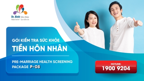 GÓI KIỂM TRA SỨC KHỎE <br> TIỀN HÔN NHÂN P-08