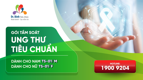 GÓI TẦM SOÁT UNG THƯ TIÊU CHUẨN CHO NAM & NỮ | TS-01/M & TS-01/F