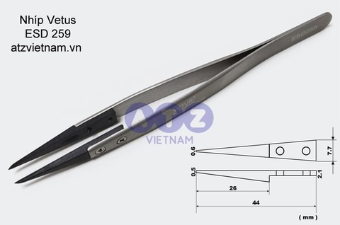 Nhíp chống tĩnh điện Vetus ESD 259