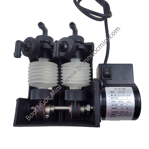 Bơm Định Lượng 220V 464ml/p Đôi | Metering pump 220V 464ml/p