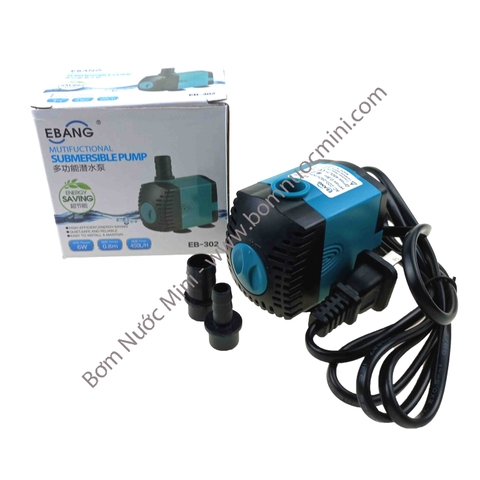 Máy Bơm Chìm 220V 450L/H 6W EB-302 EB302 GB-302 GB302 | Máy Bơm Nước 220V | Bơm Nước Máy Phun Sương 220V