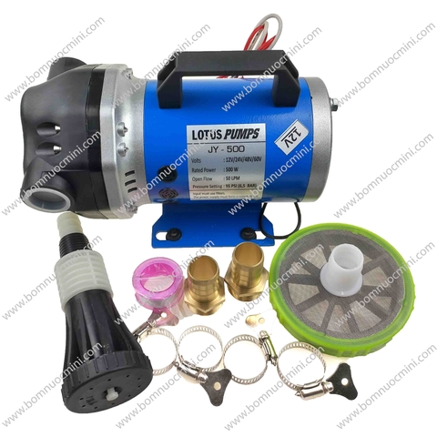 Máy Bơm Áp Lực JY-500 24V 500W (50L/P) | Máy Bơm JY500 24V