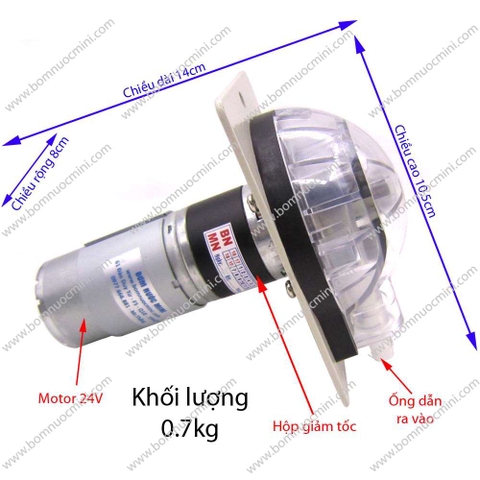 Bơm Nhu Động 24V (0-400ML/P)