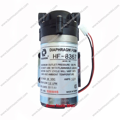 Bơm Headon HF-8367 24V (1,2L/P) | Máy Bơm HF8367 24V