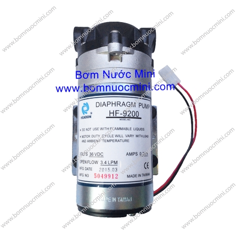 Bơm Headon HF-9200 36V (3,4L/P) | Máy Bơm HF9200 36V