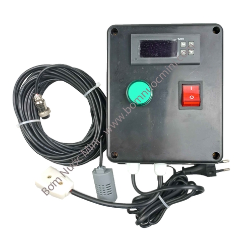 Hộp điều khiển độ ẩm dây dài 10m (Có relay 40A) - Hộp Màu Đen