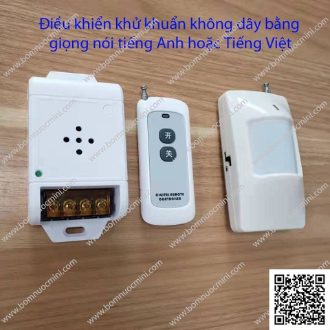 Điều Khiển Khử Khuẩn Hồng Ngoại Không Dây - Bằng Giọng Nói