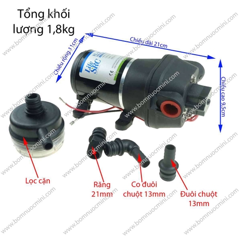 Bơm Áp Lực FL-30 12V 10L/P | Máy Bơm FL30 12V