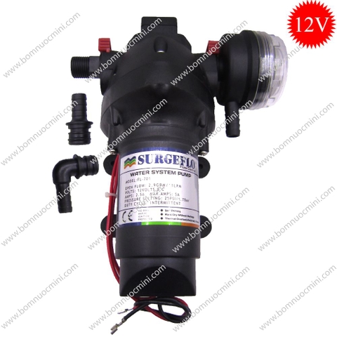 Máy Bơm Áp Lực SURGEFLO 12V FL-701 (11L/P) | Máy Bơm FL701 12V