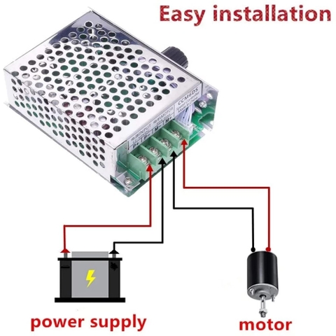 Bộ Điều Tốc Động Cơ DC PWM 12V-50V 30A CCM6DS