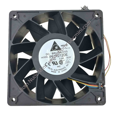 Quạt tản nhiệt Delta 12V 3,24A PFC1212DE 120x120x38mm | Fan 12038 12V | Quạt 12038 12V