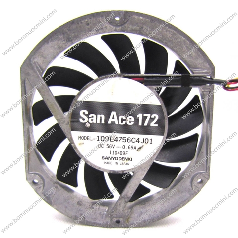 Quạt Tản Nhiệt SAN ACE 172 109E4756C4J01 56V 0.69A 172x148x25mm | Fan 17225 56V | Quạt 17225 56V