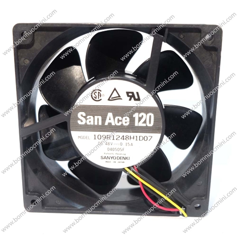 Quạt Tản Nhiệt SANACE120L 48V 0.15A 109R1248H1D07 120x120x38 | Quạt 12038 48V | Fan 12038 48V