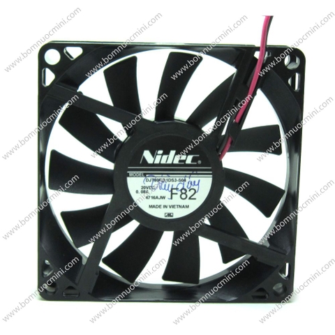 Quạt Nidec 80x80x15mm 24V | Fan 8015 24V | Quạt 8015 24V