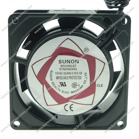 Quạt Sunon 80x80x25mm 110V | Fan 8025 110V | Quạt 8025 110V