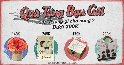 Các mẫu quà tặng dưới 300k tặng bạn gái ngày 20/10, 8,3 sinh nhật cực đáng yêu