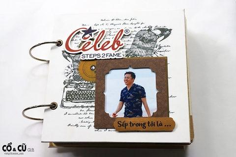 Scrapbook Theo Yêu Cầu - Quà Tặng Sếp Có 1-0-2 Cực Kỳ Ý Nghĩa