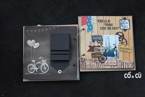 Scrapbook Handmade Theo Yêu Cầu - Anh Là Ai Trong Cuộc Đời Này