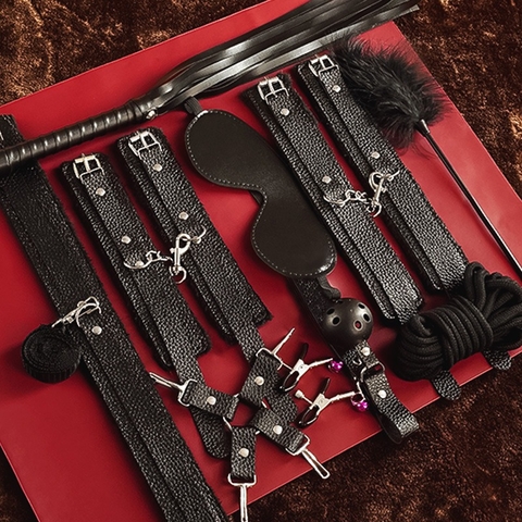 Đồ chơi 50 sắc thái bạo dâm bondage full 10 món - BD06