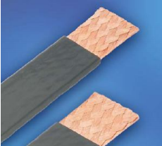 FLEXIBLE PVC EXTRUDED FLAT COPPER BRAID