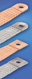 EARTHING TAPES WITH SOLDERLESS PRESSED CONTACT AREAS