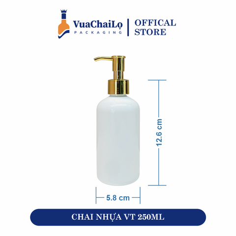 Chai Nhựa Vai Tròn 250ML