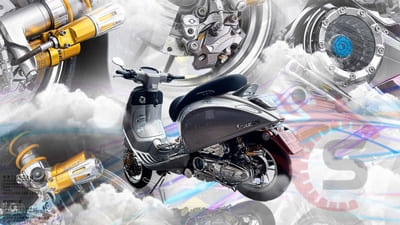 Vespa Độ Kiểng Sang Trọng Phong Cách Ý Hiện Đại